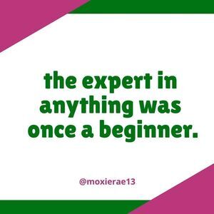 Begin to be an expert